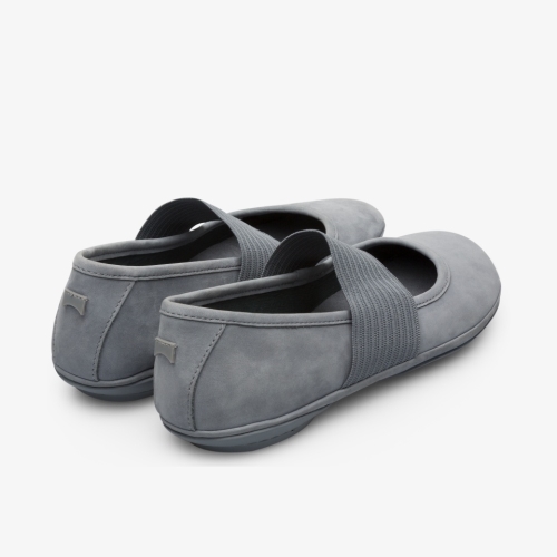 Camper Right Ballerinas Grey - Womens Singapore CPKNXH-209